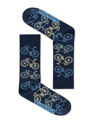Foto van product GREENBOMB Sokken 'Bike Big 4' blauw / navy / geel