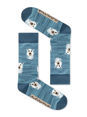 Foto van product GREENBOMB Sokken 'Icebear Hunt 2' petrol / zwart / wit
