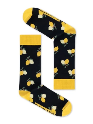 Foto van product GREENBOMB Sokken 'Lemons' geel / kaki / zwart