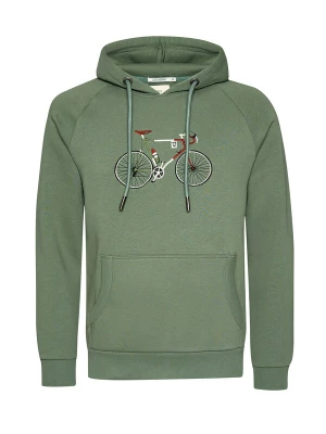 Foto van product GREENBOMB Sweatshirt 'Bike Enzo Simple' groen / rood / zwart / wit
