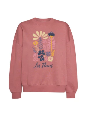 Foto van product GREENBOMB Sweatshirt 'Les Fleurs' navy / geel / oranje / oudroze