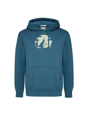 Foto van product GREENBOMB Sweatshirt 'Nature Clouds Ride Joy' petrol / riet