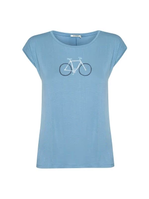 Foto van product GREENBOMB Top ' Bike Handdrawn ' lichtblauw