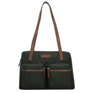 Foto van product GREENBURRY Schoudertas bruin / groen