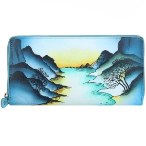 Foto van product Greenland Nature Portemonnee 'ART+CRAFT' blauw