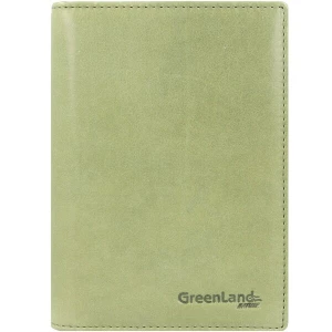 Foto van product Greenland Nature Portemonnee 'Soft Colour' olijfgroen / pastelgroen / lichtgroen