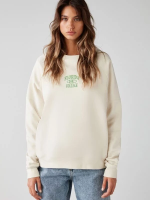 Foto van product Grimelange Sweatshirt ecru / groen