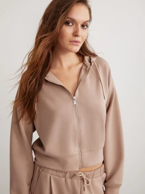 Foto van product Grimelange Sweatvest lichtbruin