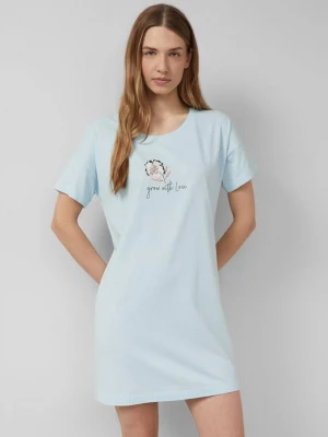 Foto van product Groot shirt met print aan de voorkant s.Oliver blauw