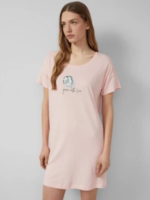 Foto van product Groot shirt met print aan de voorkant s.Oliver roze