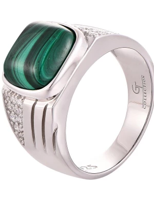 Foto van product GT Collection Ring 'MALACHITE' groen / zilver