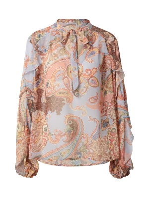 Foto van product GUESS Blouse donkerbruin / grijs / olijfgroen / koraal