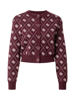 Foto van product GUESS Gebreid vest 'SARAH' cyclaam / wit
