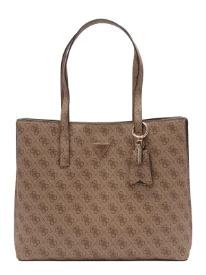 Foto van product GUESS Handtas 'MERIDIAN II GIRLFRIEND TOTE' donkerbeige / lichtbruin