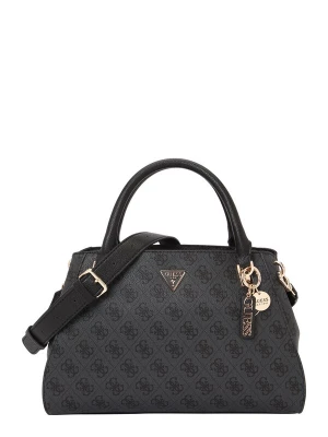 Foto van product GUESS Handtas 'NOELLE II LUXURY SATCHEL' donkerbruin / grafiet