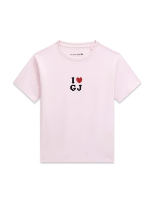 Foto van product GUESS JEANS Shirt 'I LOVE GJ' pruim / bloedrood / zwart