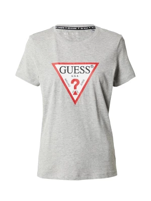 Foto van product GUESS Shirt grijs gemêleerd / knalrood / zwart / wit