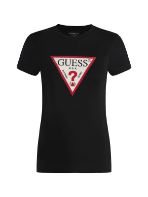 Foto van product GUESS Shirt 'HOTFIX' knalrood / zwart / wit