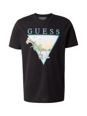 Foto van product GUESS Shirt lichtblauw / geel / groen / zwart