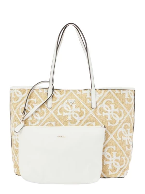 Foto van product GUESS Shopper 'Kirsten' lichtgeel / wit