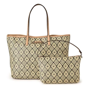 Foto van product GUESS Shopper 'Sophia' beige / lichtgeel / zwart