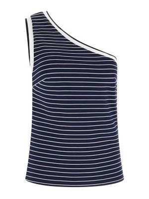 Foto van product GUESS Top 'ALPHONSINE' marine / wit