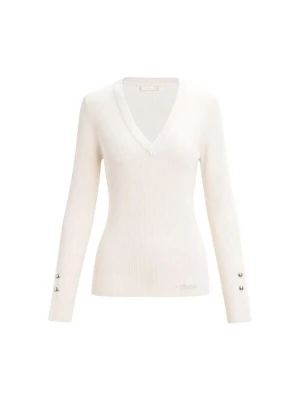 Foto van product GUESS Trui 'LS VN ELLIE SWTR W6YR10 Z0949' wit