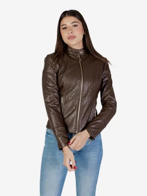 Foto van product GUESS Tussenjas 'CLAUDINE BIKER W6RL52 WL850' bruin