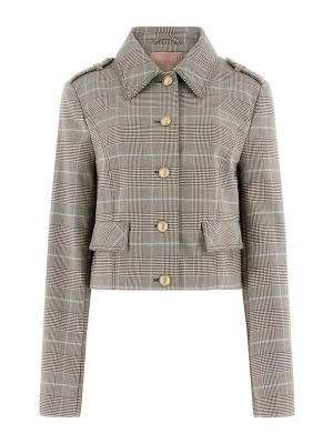 Foto van product GUESS Tussenjas 'GERALDINE' beige / pastelblauw / donkerbruin
