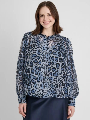 Foto van product Guido Maria Kretschmer Curvy Blouse 'Eliane' lichtblauw / zwart