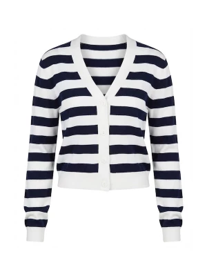 Foto van product Guido Maria Kretschmer Curvy Gebreid vest 'Nima' navy / wit