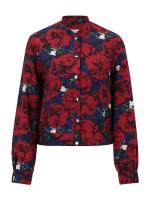 Foto van product Guido Maria Kretschmer Curvy Tussenjas 'Finja' donkerblauw / donkergroen / rood / wit
