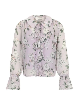 Foto van product GUIDO MARIA KRETSCHMER FOR BRIDGERTON Blouse 'Kate' donkergroen / mauve / rosé / wit