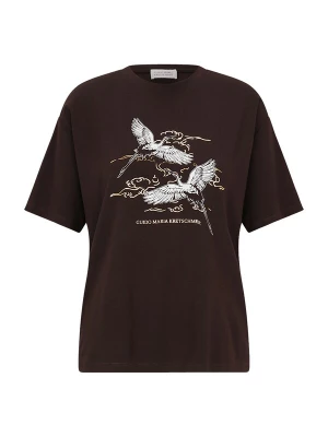 Foto van product Guido Maria Kretschmer Women Shirt 'Colleen' chamois / chocoladebruin / wit