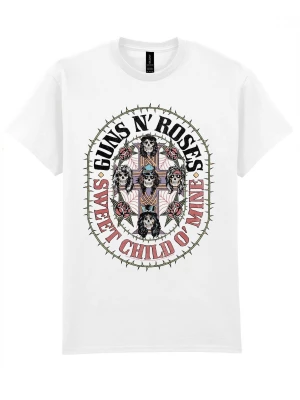 Foto van product GUNS N' ROSES Shirt grijs / rood / zwart / wit