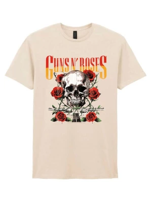 Foto van product GUNS N' ROSES Shirt 'Guns N´Roses Rose Skull T-Shirt' natuurwit