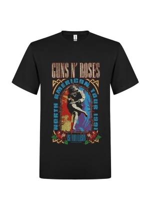 Foto van product GUNS N' ROSES Shirt 'Guns N´ Roses Use Your Illution album inspired T-Shirt' zwart