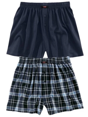 Foto van product H.I.S Boxershorts blauw / wit