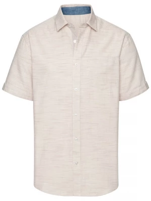 Foto van product H.I.S Overhemd beige gemêleerd