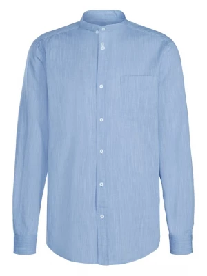 Foto van product H.I.S Overhemd blauw gemêleerd
