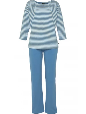 Foto van product H.I.S Pyjama blauw / wit