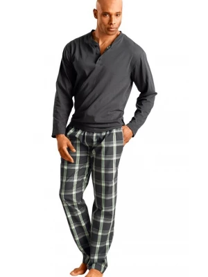 Foto van product H.I.S Pyjama lang grijs / groen