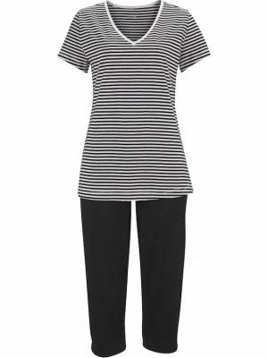 Foto van product H.I.S Pyjama zwart / wit