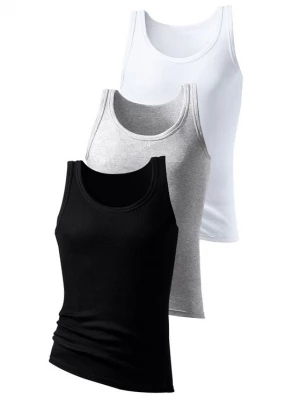 Foto van product H.I.S Shirt grijs gemêleerd / zwart / wit