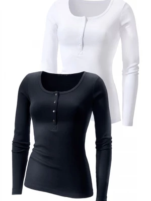 Foto van product H.I.S Shirt zwart / wit