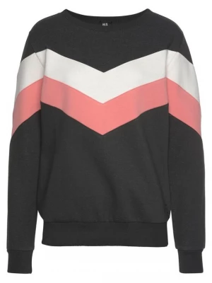 Foto van product H.I.S Sweatshirt lichtroze / zwart / natuurwit