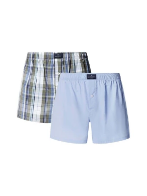 Foto van product Hackett London Boxershorts pastelblauw / spar / wit