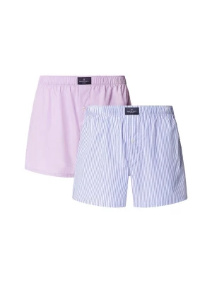 Foto van product Hackett London Boxershorts royal blue / koningsblauw / lichtlila / wit