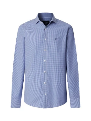 Foto van product Hackett London Overhemd 'City' navy / wit