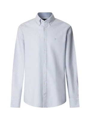 Foto van product Hackett London Overhemd 'Heritage' saffier / wit